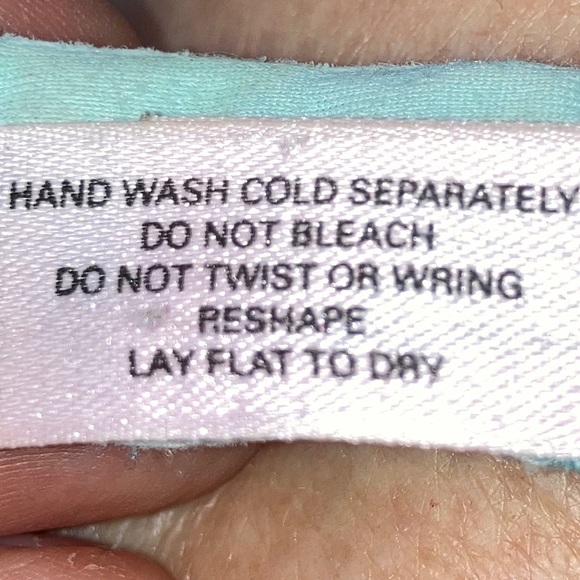 Victoria‘a Secret Angels daiquiri ice color padded with lace straps bra 32B - Picture 14 of 14